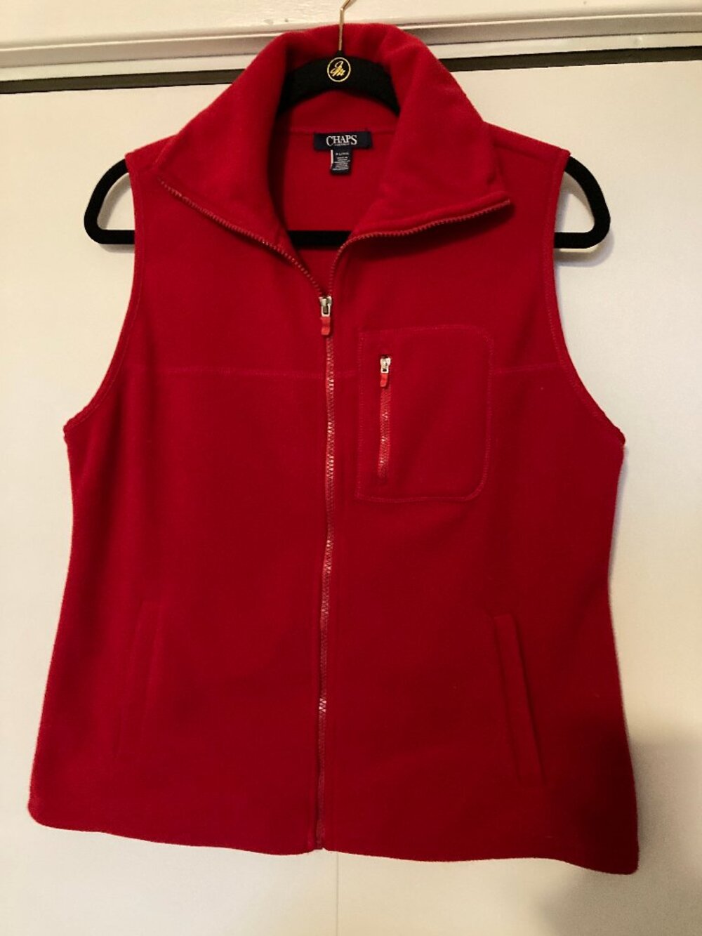 Zip Front Fleece Vest